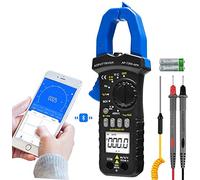 Pinza amperimétrica pinza Bluetooth Medidor de amperios de AP-7200APP 6000 cuentas Amperímetro Probador de voltaje Mide amperaje, voltios, capacitancia, continuidad, ohmios Amperímetro de pinza