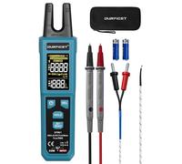 Pinza amperimétrica TRMS 4000, 200 A AC/DC, 600 V, multímetro