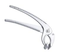 Pinza Anti-escaldaduras para Cuencos de Aleación de Aluminio Plata | Agarre Portátil para Recipientes y Tapas, Uso en Microondas y Horno, Limpieza Sencilla, para Cocina