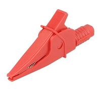 Pinza cocodrilo aislada 20a 1kv color rojo
