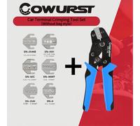 Pinza de crimpado automotriz SN-58B de 7.5 pulgadas con mordazas reemplazables para terminales de computadora y de resorte Single Pliers