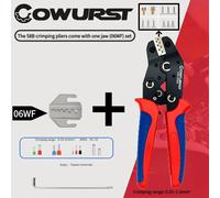 Pinza de crimpado de terminales antideslizante SN-58B con juego de mordazas reemplazables, herramienta manual de crimpado para conectores de cable DuPont automotrices 58B and 02C JAW