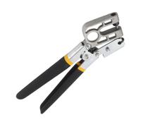 Pinza de Engaste de Acero Negro Mano, Diseño Ergonómico | Agarre Antideslizante, Fijación Remaches Metálicos, Herramienta de Uso Profesional para Color Aleatorio Estilo Aleatorio