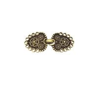 Pinza De Jersey Vintage 2 pares de Clips cuello cárdigan Vintage for mujer, broche for chal, suéter, blusa, Pin, capa, cierres, hebilla, Clip, joyería