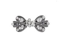 Pinza De Jersey Vintage 3 uds Retro suéter remolino Clip capa clips for blusa camisa solapa cuello cárdigan moda mujeres niñas brillante cristal Pin broche