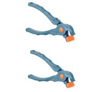Pinza de placa para platos calientes | Pinzas de agarre de placa caliente | Pinzas de placa resistentes al calor, clip multifuncional antiquemaduras, pinzas para platos antiquemaduras para sartenes,