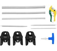 Pinza de presión - Perfil TH. Herramienta de prensado - Para tuberías multicapa y de compuesto. Compatible con TH16, TH20, TH26. Herramienta manual para fontanería