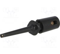 Pinza de prueba de gancho 0,3amp color negro