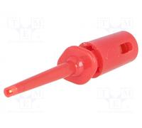 Pinza de prueba de gancho 0,3amp color rojo