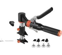 Pinza deslizante manual mecánica, de acero inoxidable, de 30 x 14 cm, compatible con el sistema Rehau HIS 311, para unir y conectar tuberías, ideal para instalaciones de agua caliente y fría