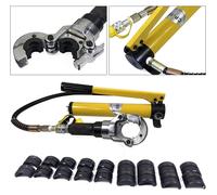 Pinza hidráulica de crimpar - Prensa para tubos - Pinza para crimpar tubos - Pinza para crimpar cables - Herramienta de prensado para tuberías