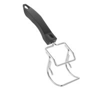 Pinza para Bandeja de Horno de Metal y Plástico, Negra, Ergonómica