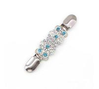 Pinza Para Chal 3 clips for cárdigan, suéter o chal, estilo guardián, con soporte metálico y patas de sujeción. Accesorio de joyería.