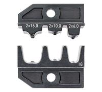 Pinza para crimpar terminales de cable, modelo Twin-Aderendh. Knipex 974918