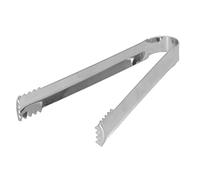 Pinza para Cubitos de Hielo de Acero Inoxidable, Mini Pinzas para Servir de 6.3 '' Pinzas para Hielo de Azúcar con Dientes para Servir Comida de Barbacoa Cocina Bar Restaurante