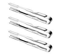 Pinza para Hielo 3 Piezas de Acero Inoxidable para Servir