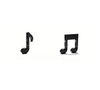 Pinza para la Ropa 2pc Musical Note Clothes Pegs Clips