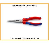 Knipex Alicates de punta plana con filo de corte rojo one_size