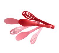 Pinza para Pastel de Nailon, Mango Antideslizante Rosa | Ensalada y Pan, Diseño Desmontable en Dos Piezas, Orificio Colgante, Fácil de Guardar
