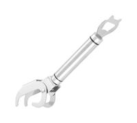 Pinza para placa caliente, pinzas para utensilios de cocina, soporte para | Agarre que no quema, abridor de botellas integrado, para sartenes, cuencos, platos, hornos, microondas y restaurantes