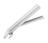 Pinza para Platos Calientes Antiescaldado, de Acero Inoxidable 304 | Agarre Fácil y Resistente al Calor, Uso en Cocina y Hogar, Color Plata, Portátil para Recipientes