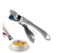 Pinza para platos calientes - Herramienta de acero inoxidable multiángulo - Pinza anti quemaduras para cuencos y sartenes de cocina | Para horno microondas sartén cocción parrilla servicio comida mesa