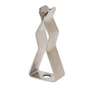 Pinza para tubo de calefacción de acero inoxidable, 10 mm, sin silicona