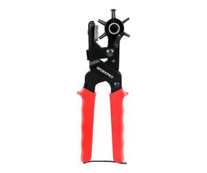Pinza perforadora multiagujero workpro