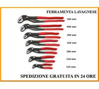 Pinza Poligrip Knipex Cobra Rojo 87-01 de Acero 125-560 mm