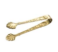 Pinza Rosa Inoxidable Hielo de Acero para Cubitos Servir