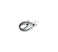 Pinzas 280x4.8mm Bridas 100 piezas ISWT-28048-BK