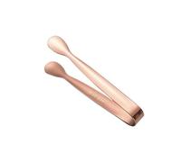 Pinzas Cocina Pinzas for hielo de acero inoxidable (1 unidad), ideales for azucareros y alimentos, for restaurantes, hoteles bares para Barbacoas(Rose gold)