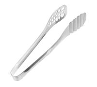 Pinzas de Acero Inoxidable para Carne y Pan, Antideslizantes | Uso Versátil en Cocina y Barbacoa, Agarre Seguro, Color Plata, para Restaurantes y Preparación de Horneado
