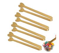 Pinzas de cocina de acero inoxidable - Pinzas de cocina de acero inoxidable, pinzas creativas con mango antideslizante, accesorios de cocina en forma de corazón para ensalada, pan, barbacoa, cocina