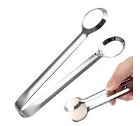 Pinzas de cocina - Pinzas de cocina de acero inoxidable para huevo cocido - Diseño ergonómico multifunción pinza doméstica para huevos cocidos para ensalada, albóndigas, pan