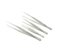 Pinzas de cocina profesionales de acero inoxidable de 16 cm con mecanismo de bloqueo para ensalada, pasta y buffet (25 cm)