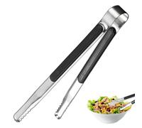 Pinzas de cocina | Utensilios de cocina Pinzas, de aislamiento de servicio pesado antideslizantes resistentes al calor de metal barbacoa servir ensalada hornear freír cocinar