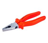 Pinzas de corte profesional 160mm, mango rojo antideslizante, aislamie