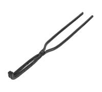 Pinzas de Crisol para Fundición de Metales, Hierro Negro de 45 CM | Sujeción Segura y Manejo Pesado, para Técnicos de Laboratorio y Herreros, Superficie Lisa