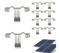 Pinzas de drenaje para paneles solares, pinza de extracción de agua y polvo - Pinzas para paneles solares, para mantenimiento y prevención de óxido y acumulación de suciedad en el techo