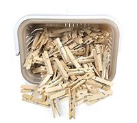 Pinzas de Madera con Cesta Rectangular Pack 48 COM-FORT HOUSE