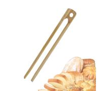 Pinzas de madera para tostadora, agarrador magnético para tostadas, accesorio de cocina con mango resistente al calor, agarre antideslizante, herramienta de extracción segura, acabado natural para uso