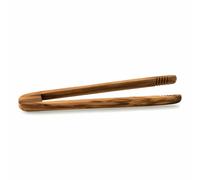 Pinzas de servir 15 cm, marrón, madera, Continenta