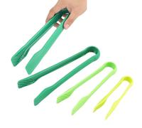 Pinzas de silicona de 3 piezas, pinzas de plástico multifuncionales para alimentos, utensilios de cocina antiadherentes para hornear, juego de herramientas para servir carne, ensaladas, antipasti