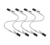 Pinzas de Soldadura Flexibles de Doble Cabezal para Cables Eléctricos | Acero Inoxidable y Aleación de Aluminio, 4 Piezas, Cuello de Cisne Ajustable, para Placas Electrónicas
