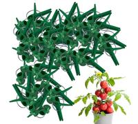 Pinzas de trasplante para plantas, pinzas de trasplante de tomate, abrazadera de trasplante de invernadero | Berenjena - Pinza fija para plantas de interior para pepino de tomate