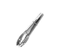 Pinzas for alimentos de acero inoxidable, 5/1 Uds., cubitos de hielo, pinzas for pan y ensalada, herramientas hornear,carne con mango largo, utensilios de cocina(17cm 1pcs)