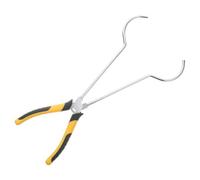 Pinzas para Crisol de Punta Curva para Joyería, Agarre Estable | Acero al Carbono y Plástico, Diseño Preciso para Estudio, Resiste Altas Temperaturas, Uso Versátil