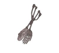 Pinzas para ensalada de esqueleto, gris, 28 cm