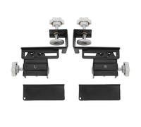 Pinzas para Panel de Cajón, Abrazaderas de Acero Inoxidable 1 Par, Para Instalación de Cajones de Muebles 10-30mm - Fijación Firme, Diseño Sin Tiradores, Para Cocina y Oficina